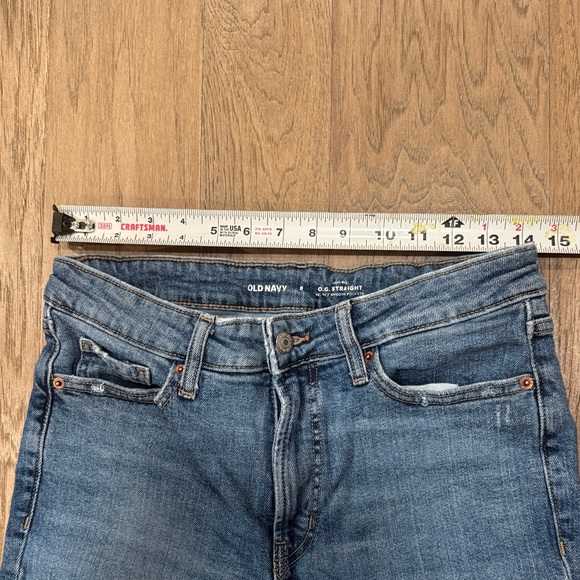 Old Navy High-Waisted OG Straight Ankle Jeans Size Small - Picture 5 of 6